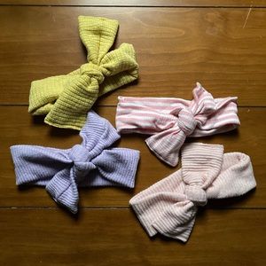 Bloom Baby Girl Headwrap Headband Bows - Bundle of Four